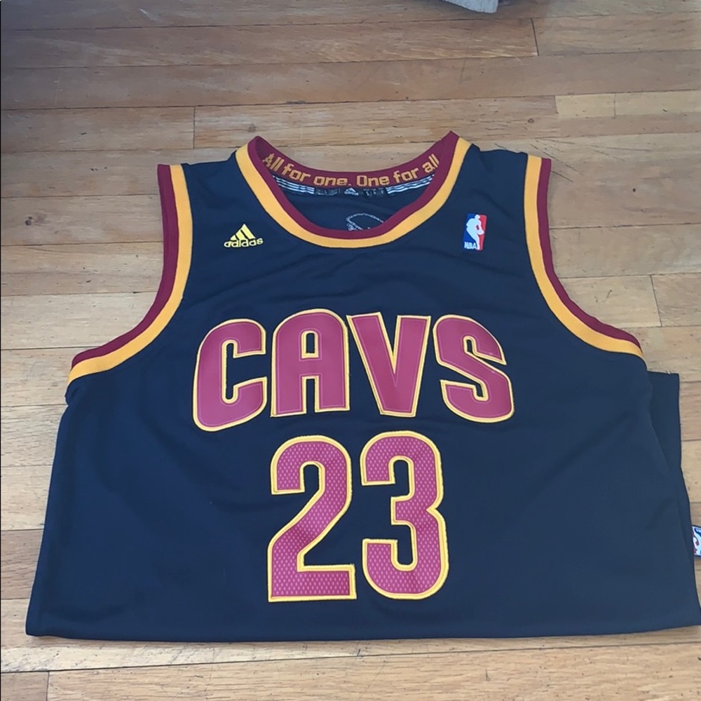 LeBron James Cavaliers Navy Basketball Jersey S